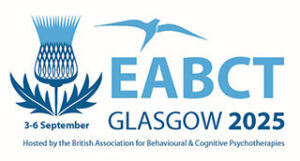 logo for the 2025 conference of The European Association for Behavioural and Cognitive Therapies